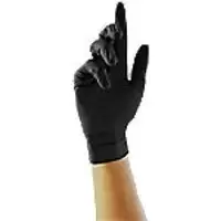 Image of PRO.TECT Disposable Gloves Nitrile Extra Large (XL) Black Pack of 100