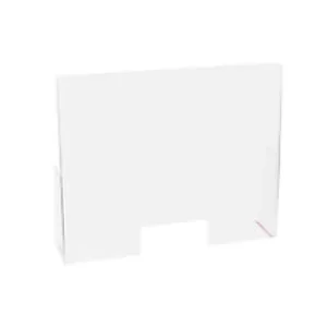 image of ExaClair Freestanding Protection Screen ExaScreen 80458D Transparent Acrylic 950 x 680mm Pack of 5