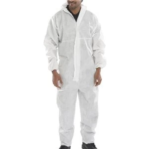 Image of Click Once Disposable Boilersuit 2XL White Ref BCOC10WXXL Pack 50 Up