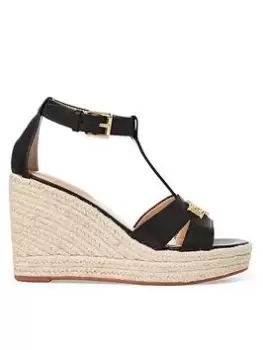 Image of Lauren by Ralph Lauren Hale Espadrilles Casual, Black, Size Us 6, Women