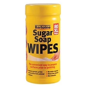 image of Bartoline XL Sugar Soap Wipes - Pack of 80