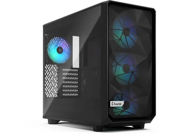 Image of Fractal Design Meshify 2 Lite RGB Mid Tower Gaming Case - Black