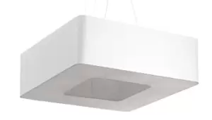 image of Urano Square Pendant Light White 60cm E27