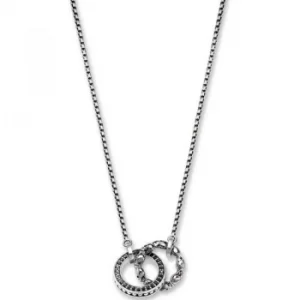 image of Thomas Sabo Rebel At Heart Skull Pave Necklace