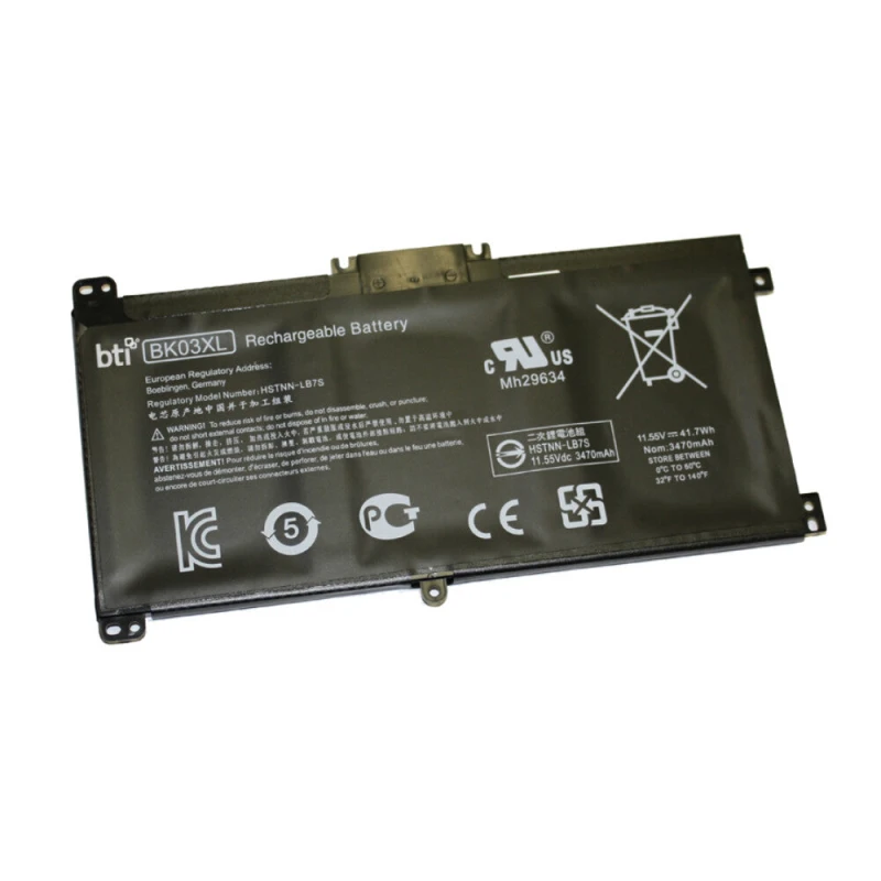 Image of BTI BTI 916811-855 compatible 41.7Wh 3-cell battery for HP Pavilion X360 14-BA 916811-855-BTI