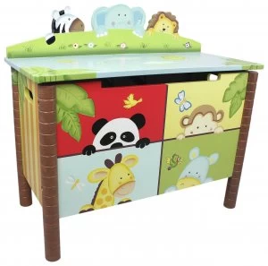Image of Fantasy Fields Sunny Safari Toy Box.