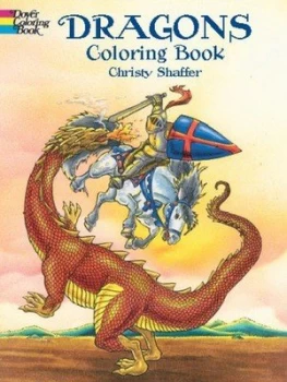 Image of Dragons Coloring Book by Christy Shaffer Book