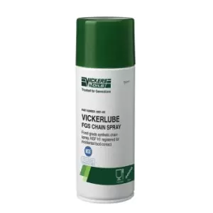 Image of Vickerlube FGS Food Grade Synthetic Spray Chain Lubricant 400ml - NSF H1