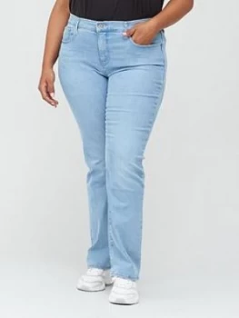 image of Levis Plus 314 Shaping Straight Jeans - Blue