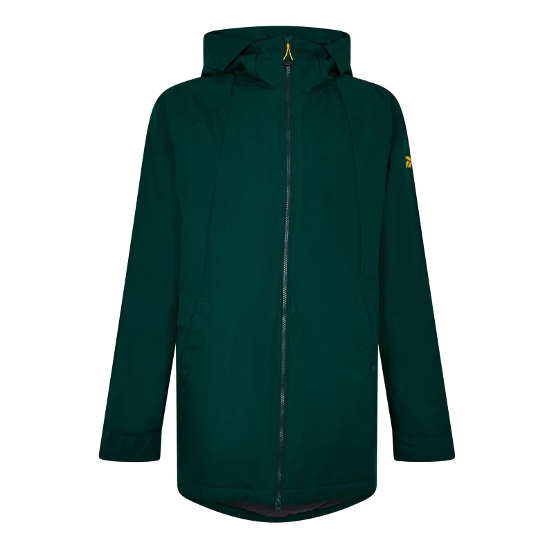 Image of Reebok Outerwear Urban Fleece Parka Mens - Green Green XS