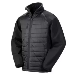 Image of Result Womens/Ladies Compass Soft Shell Jacket (3XL) (Black)