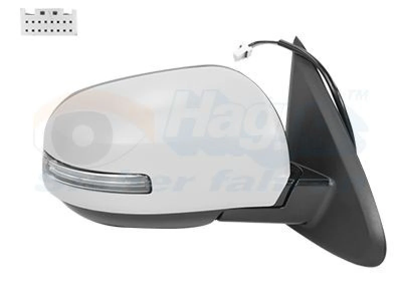 Image of VAN WEZEL Wing mirror VAN WEZEL 3279818
