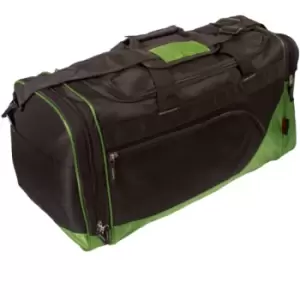 image of Carta Sport Duffle Bag (One Size) (Black/Green) - Black/Green