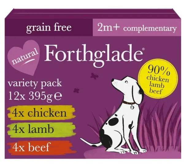 Forthglade Just Multi Dog Grain Free Dog Food 12 x 395g