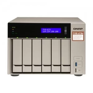 QNAP TVS-673E RX-421BD Ethernet LAN Tower Grey NAS