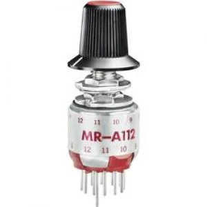 Image of Rotary switch 125 V AC 0.25 A Switch postions 12 1 x 30