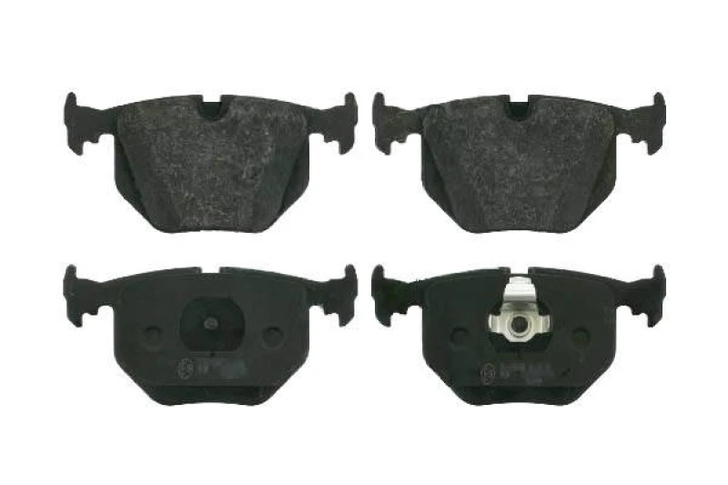 Image of Blue PRINT ADJ134218 Brake pad set Rear Axle, prepared for wear warning indicator, with piston clip Brake Pad Set,disc brake (402)