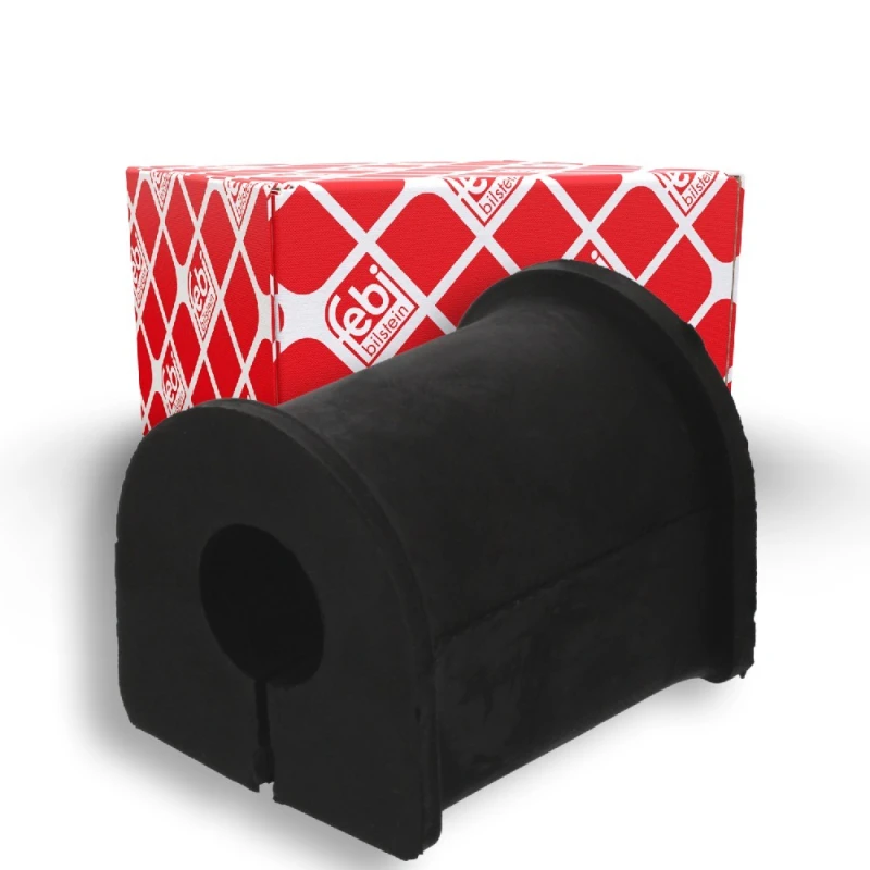 Image of FEBI BILSTEIN 41421 Stabilizer Bushes Rear Axle, Rubber Rubber Anti-roll Bar Bush Kit (1334)