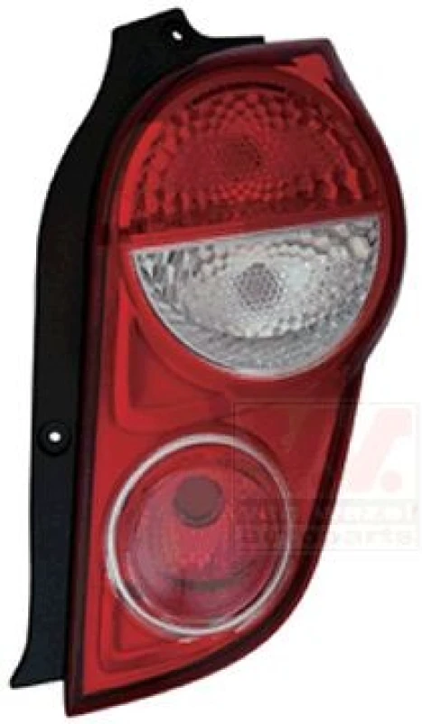 Image of VAN WEZEL 0809932 Rear light without bulb holder, Right Combination Rearlight (391)