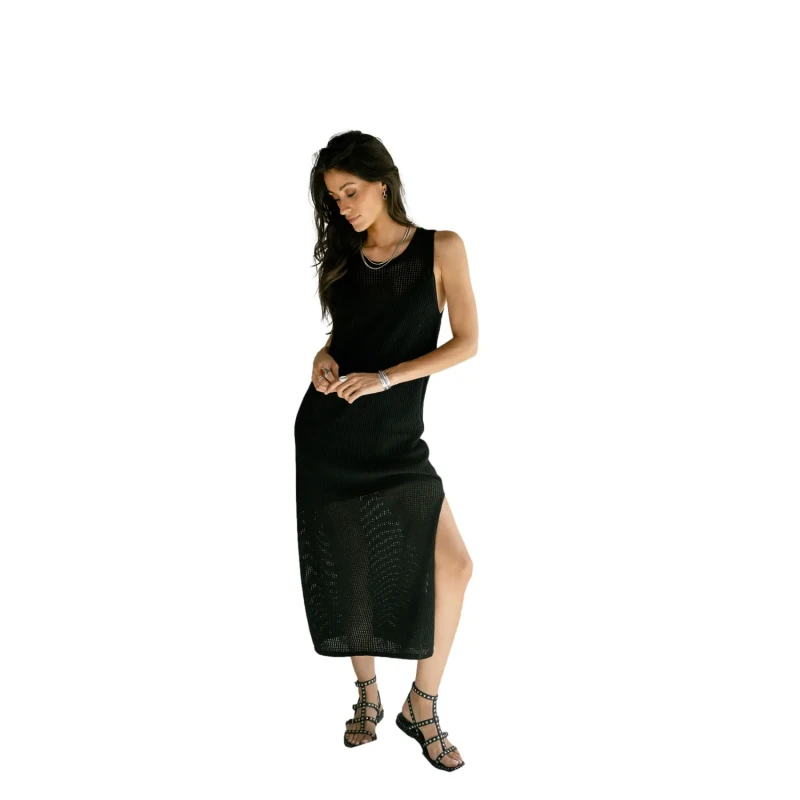 Image of Freeman T Porter Womens long dress Freeman T Porter Rommy Mesh Noir Female XS