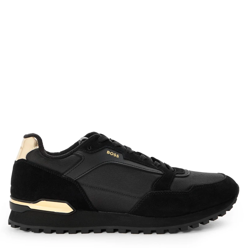 Image of Boss Mens Parkour Runners, Modern Athletic Design Black male 6 (40)