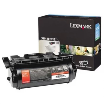 Lexmark X644H21E Black Laser Toner Ink Cartridge