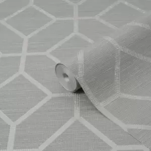 Image of Boutique Asscher Geo Sage Wallpaper