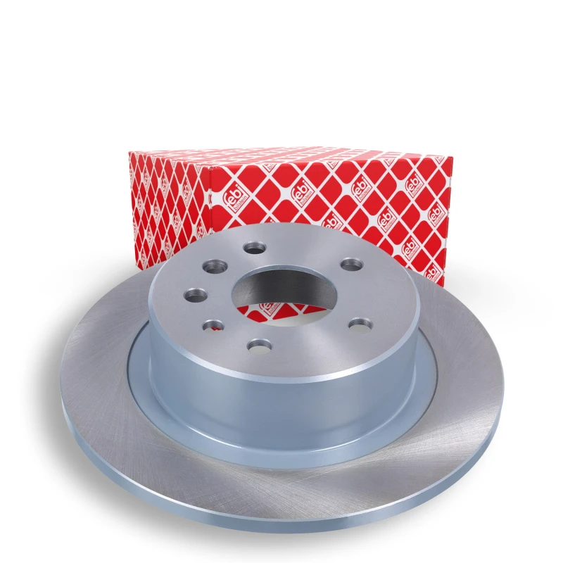 Image of FEBI BILSTEIN 02552 Brake disc Rear Axle, Solid, Coated Brake Disc (82)