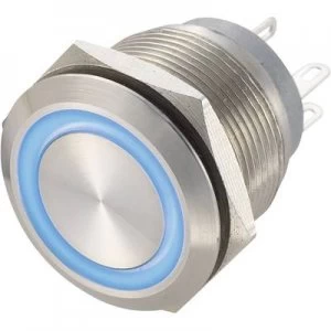 Image of TRU COMPONENTS GQ22 11WEB W12V Tamper proof pushbutton 250 V AC 0.5 A 1 x OffOn IP67 momentary
