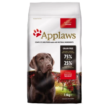 image of Applaws Adult Large Breed Chicken Dog Food 7.5kg