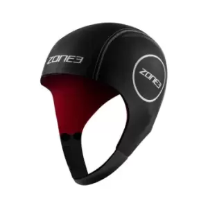 image of Zone3 Neoprene Heat-Tech Warmth Swim Cap - Black