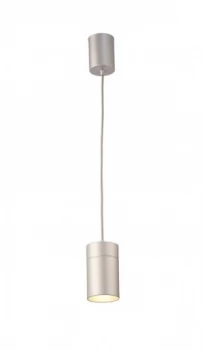 Image of Ceiling Pendant Small 9.5cm Round 1 x E27, Silver