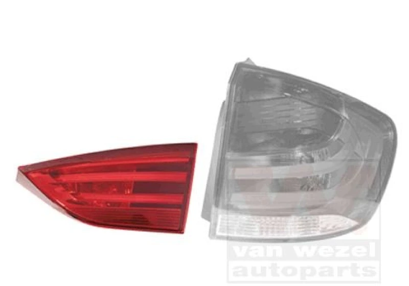 Image of VAN WEZEL 0678938 Rear light Inner Section, without bulb holder, Right, LED Combination Rearlight (391)