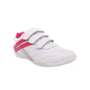 Image of Dek Womens/Ladies Raven 3 Touch Fastening Trainers (6 UK) (White/Fuchsia)