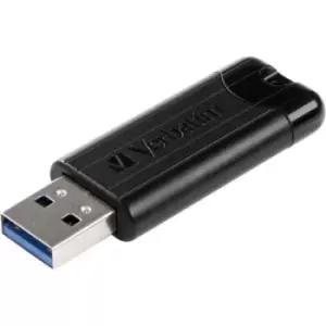 Image of Verbatim Pin Stripe 3.0 USB stick 128GB Black 49319 USB 3.2 1st Gen (USB 3.0)