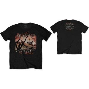 Image of Pink Floyd - The Wall Meadow Unisex Large T-Shirt - Black