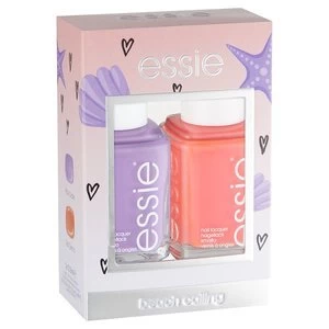 image of Essie Colour Duo Nail Kit Beach Calling 13.5ml