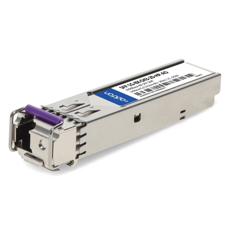 Image of AddOn Networks SFP-1G-BX-D43-20-HP-AO network transceiver module Fiber