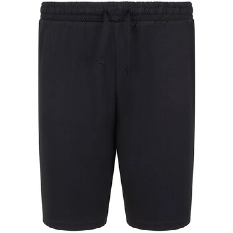 Image of Finden & Hales Mens Team No Pocket Shorts in Black Size: XS Black Male XS