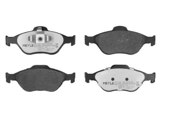 Image of MEYLE 025 236 0418/PD Brake pad set Front Axle, excl. wear warning contact, MEYLE-PD Quality, with anti-squeak plate Brake Pad Set,disc brake (402)