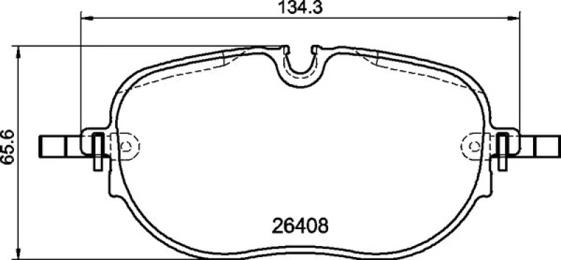 Image of BREMBO Brake pad set BREMBO P 85 195