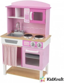 Image of KidKraft Home Cooking Wooden Play Kitchen