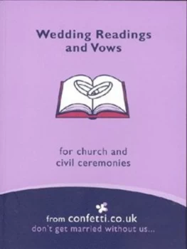 Image of Wedding Readings and Vows Paperback