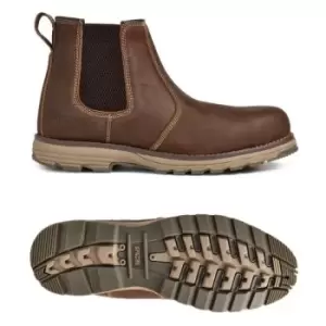 Image of Apache Flyweight Safety Dealer Boot Chelsea Work Boot Water Resistant UK Size 6
