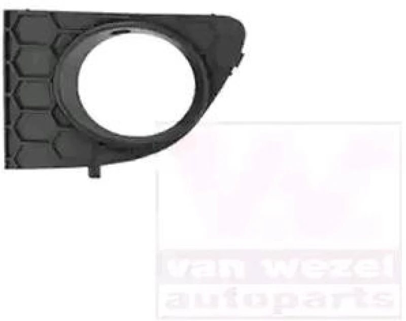 Image of VAN WEZEL 1630593 Bumper Grill ** Equipart ** Fitting Position: Left Front, with hole(s) for fog lights Ventilation Grille,bumper (244)