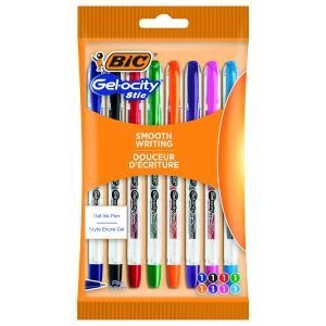 Image of Bic Gelocity Gel Pen Stick 8 Pack