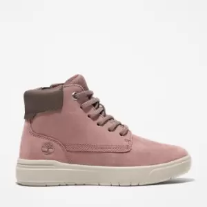 image of Timberland Seneca Bay High-top Trainer For Youth In Pink Light Pink Kids, Size 1.5