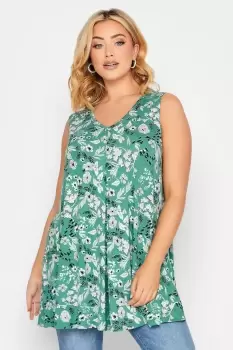 Image of Pleat Front Vest Top