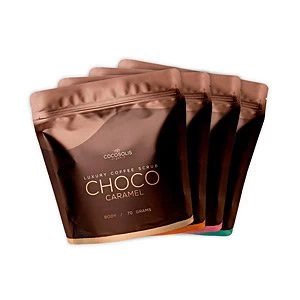 Image of LUXURY COFFEE SCRUB BOX set 4 pz