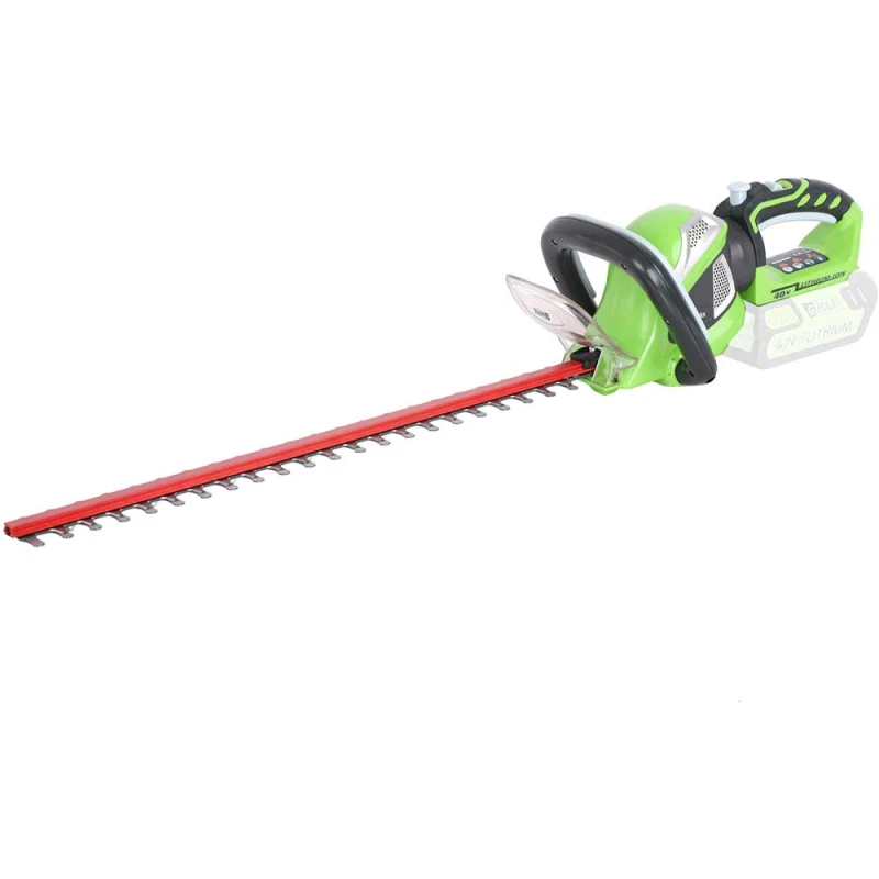 Image of Greenworks G40HT61 40v Cordless Hedge Trimmer 610mm G40HT61 Batteries: No Batteries